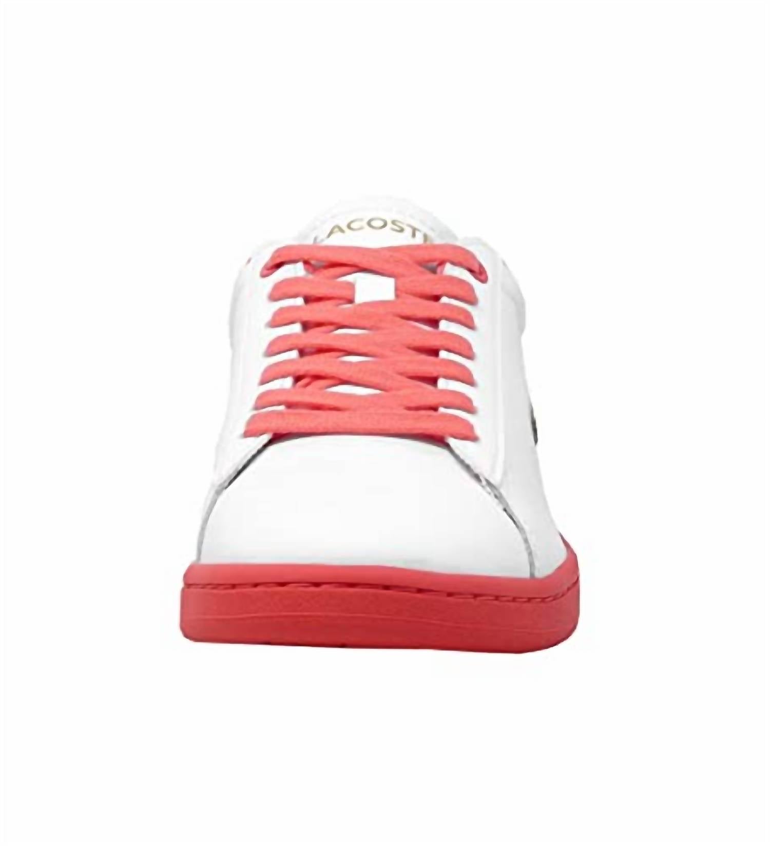 LACOSTE Women's Hydez Athletic Tennis Sneakers in white pink - women's sneaker - view 5