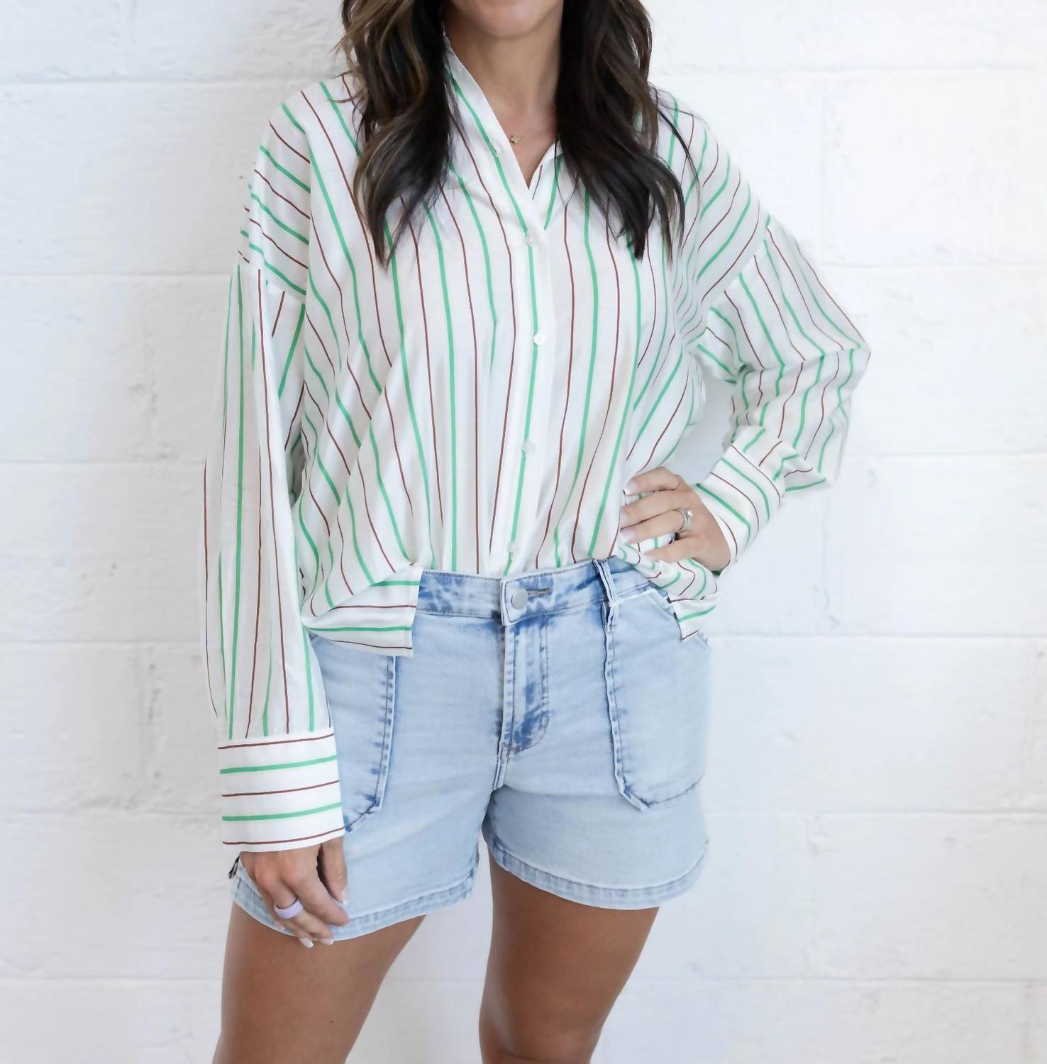 Ichi - Katy Stripe Top