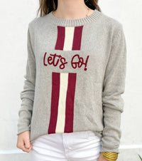 Pearls & Camo - Let's Go Game Day Sweater