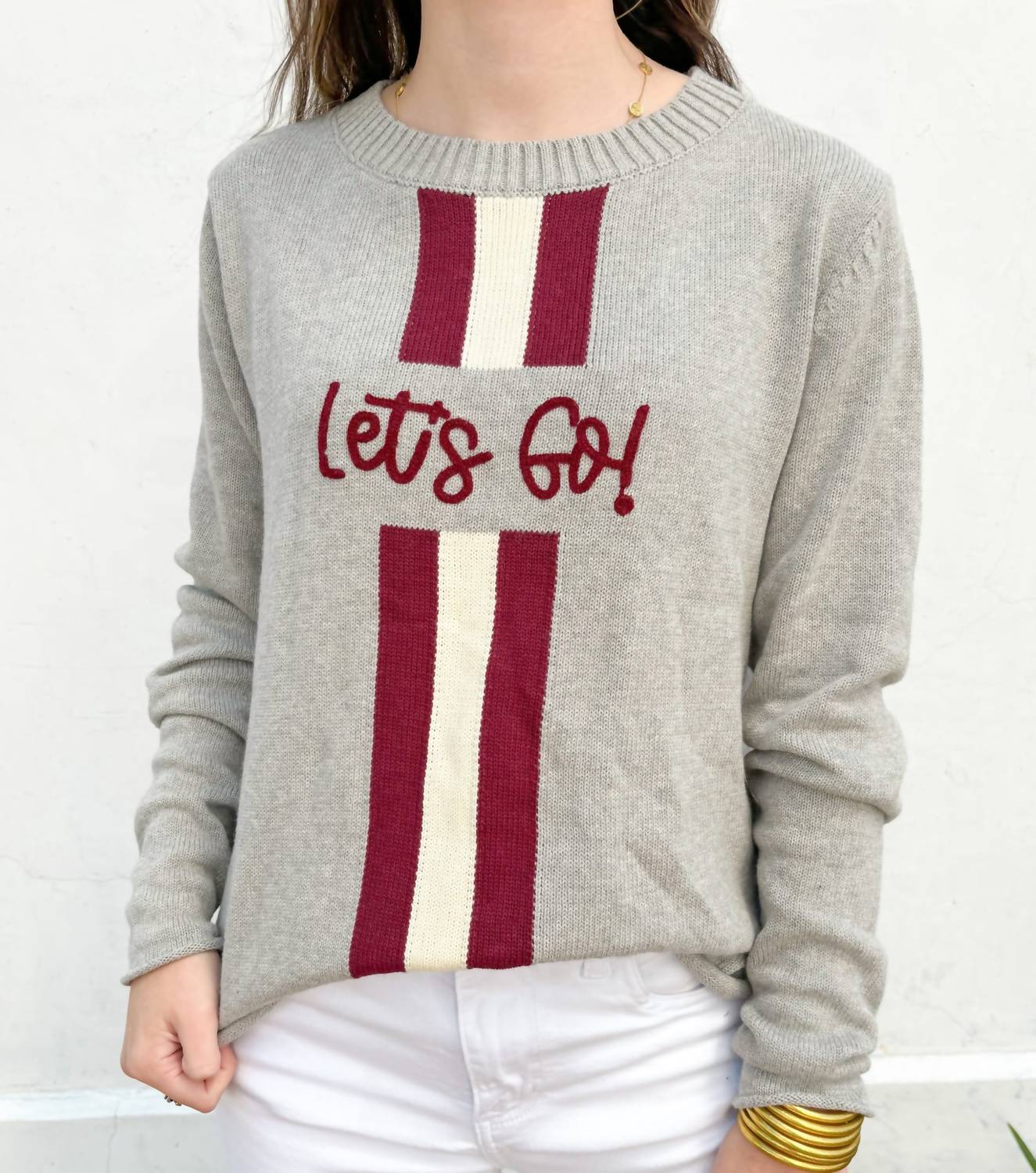 Pearls & Camo - Let's Go Game Day Sweater