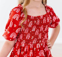 Mila & Rose - Girl's Cloud Nine Smocked Ruffle Twirl Dress