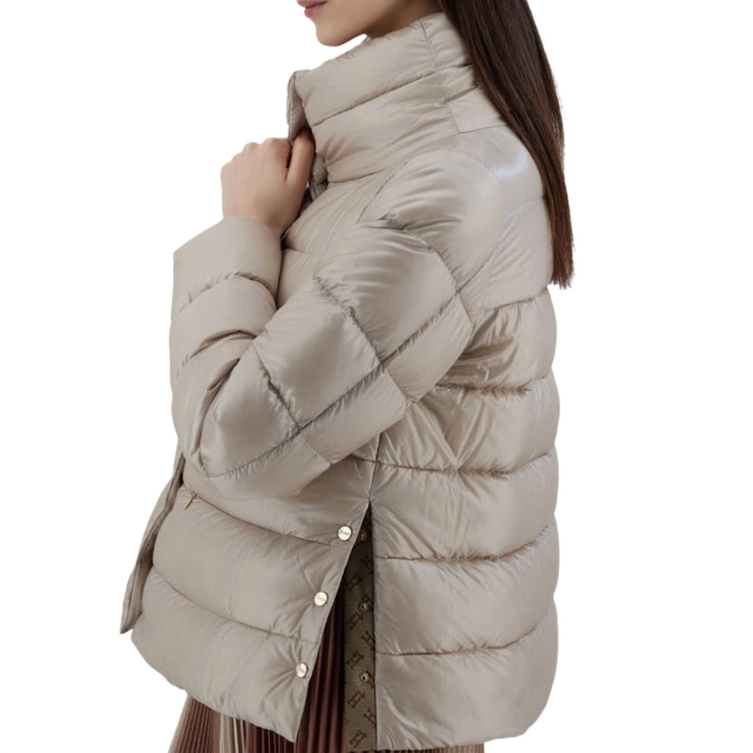 Herno Ultralight Nylon Cape Jacket in chantilly - women's jacket - view 5