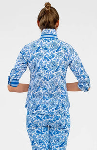Gretchen Scott - Boyfriend Smell The Roses Shirt