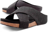 Volatile - Women's Ablette Linen Cross Sandals