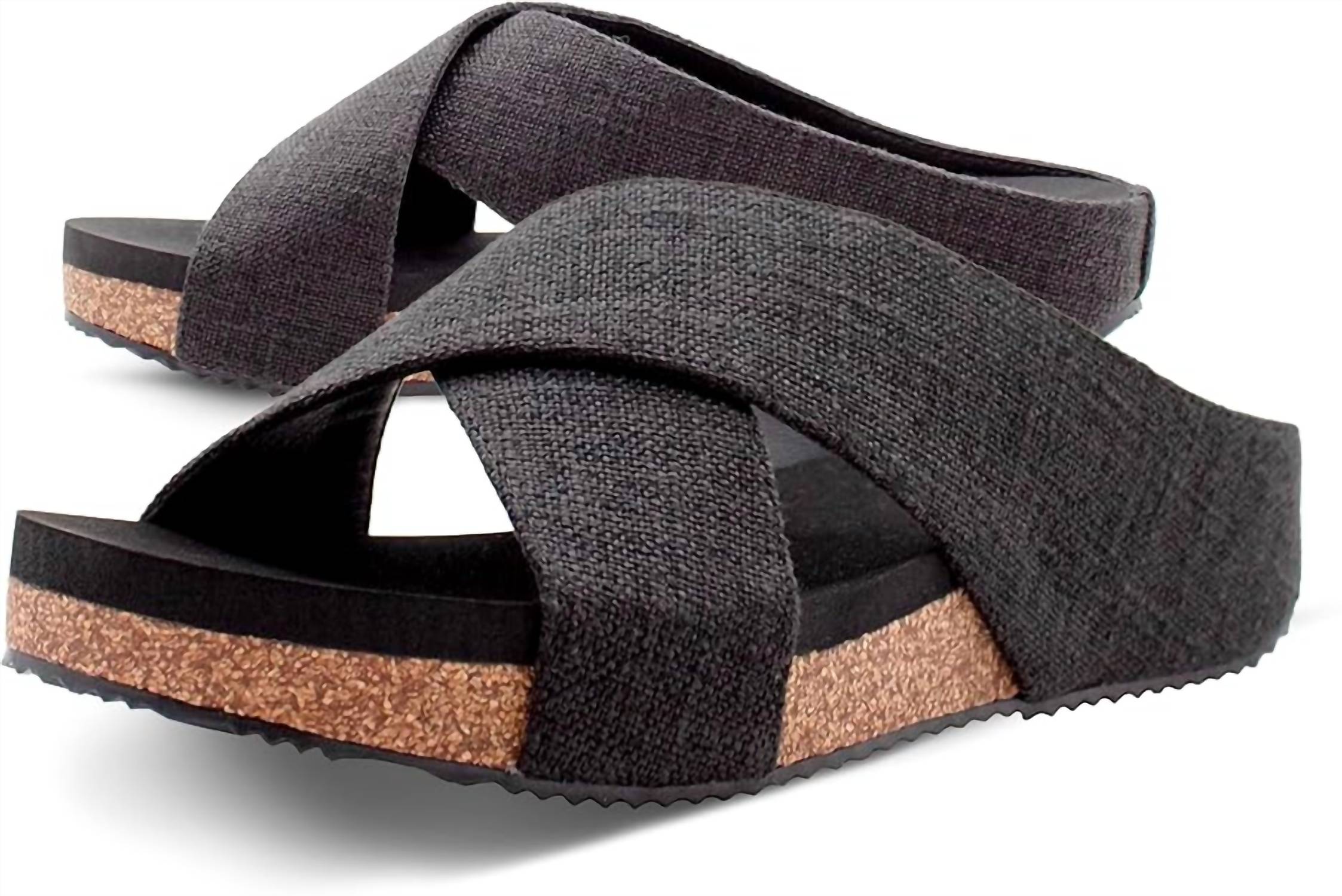 Volatile - Women's Ablette Linen Cross Sandals