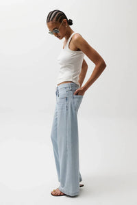 Pistola - Jadyn Mid Rise Palazzo Jeans