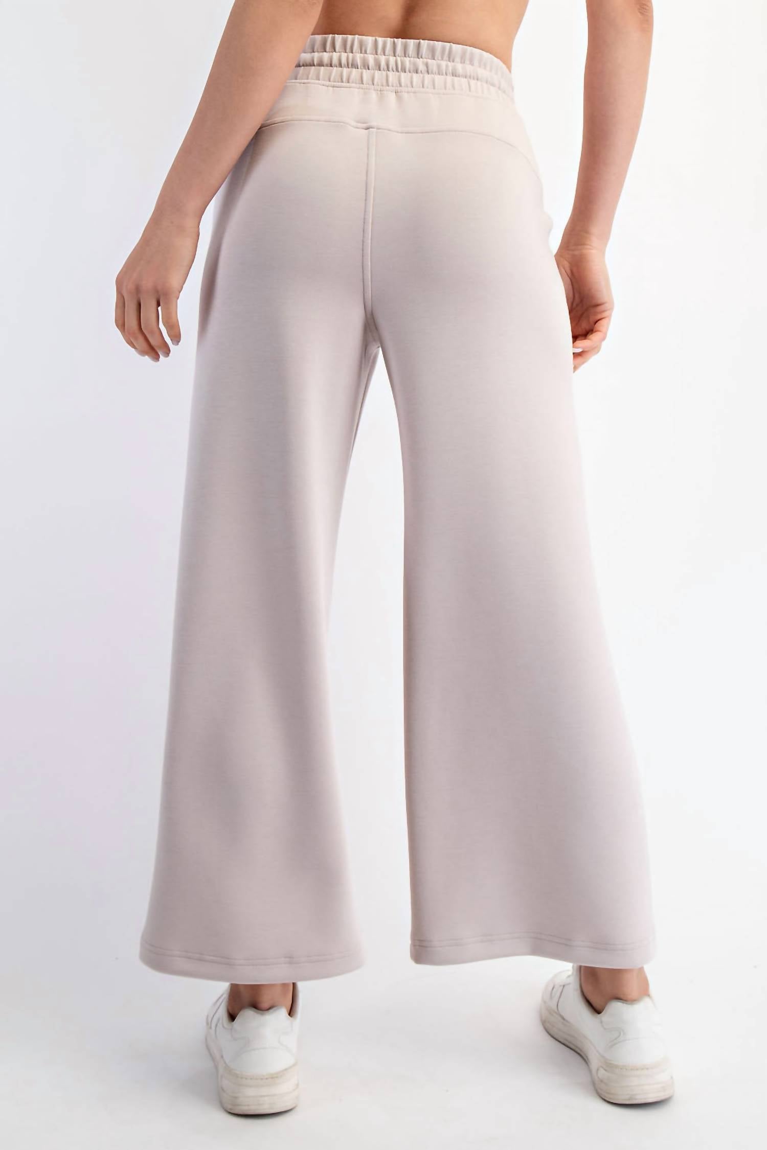 Rae Mode - Women's Modal Cropped Wide Leg Pants