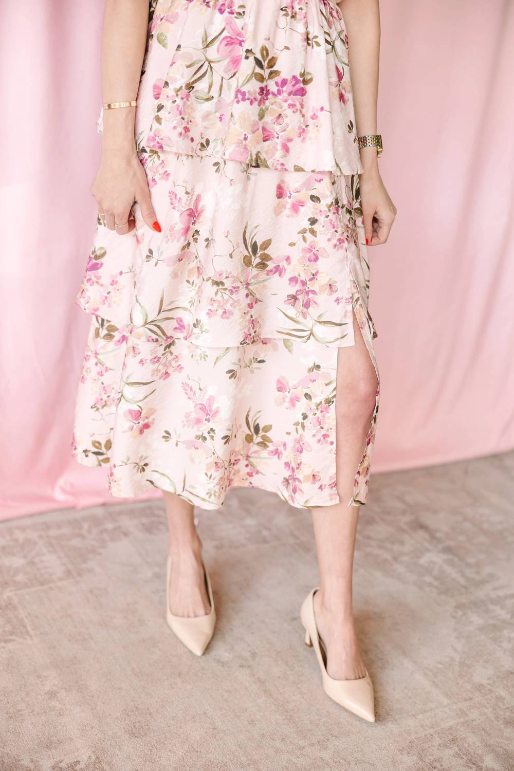 Gilli - Floral Midi Dress