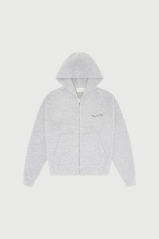 Museum Of Peace & Quiet - Men's Wordmark Zip Up Hoodie
