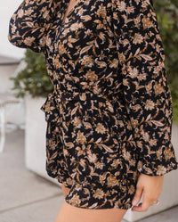 Her Entire Name Says Grace - Athena Paisley Tie Romper