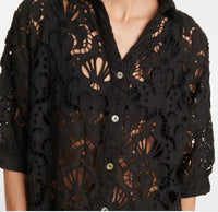 Farm Rio - Seashell Eyelet Shirt