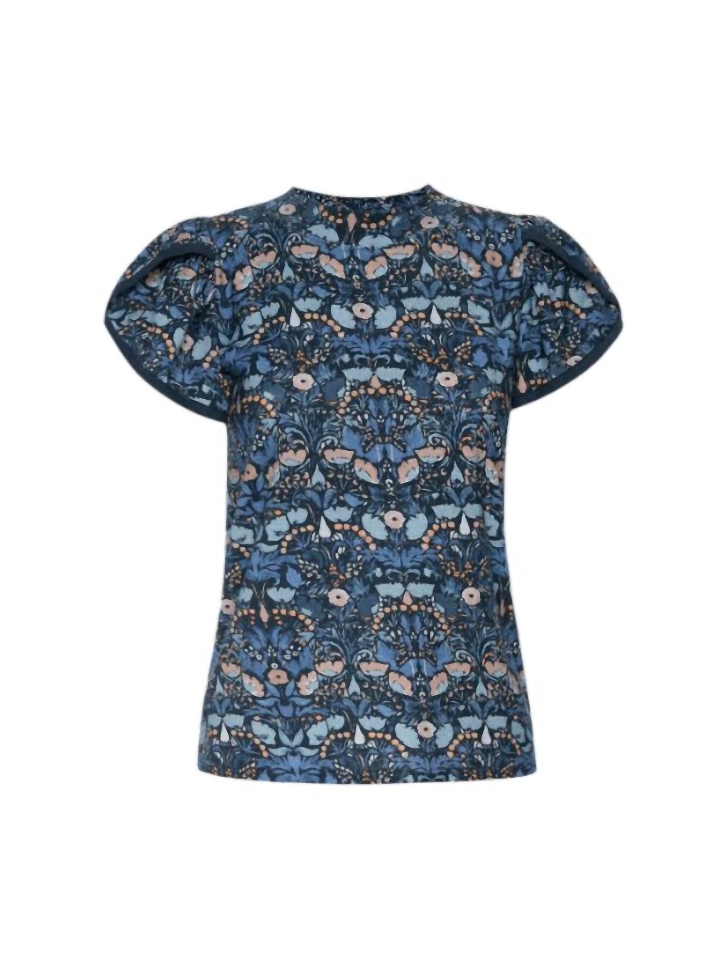 Nation Ltd - Kennedy Contrast Tulip Sleeve Tee