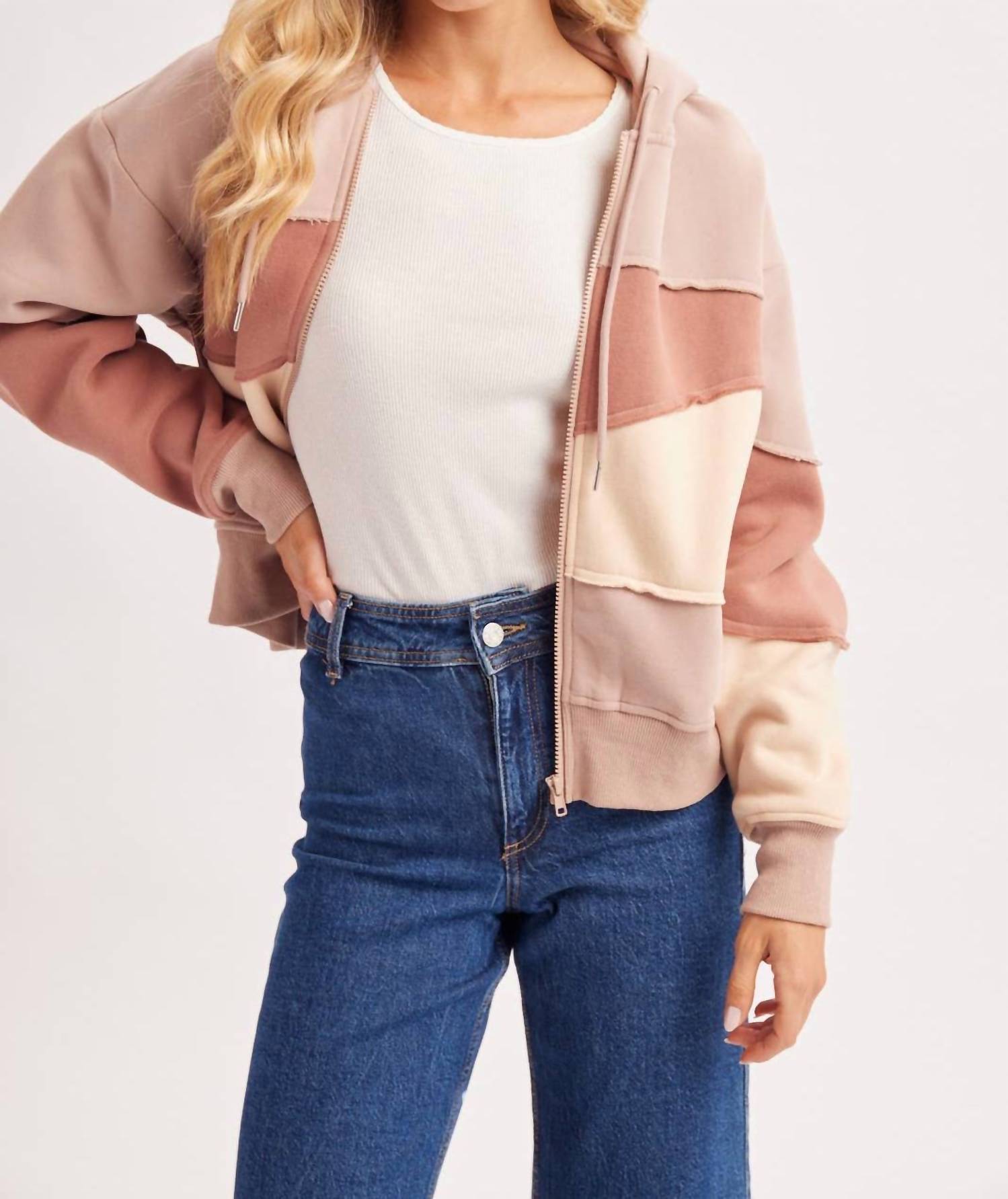 Bluivy - Adeline Patchwork Hoodie