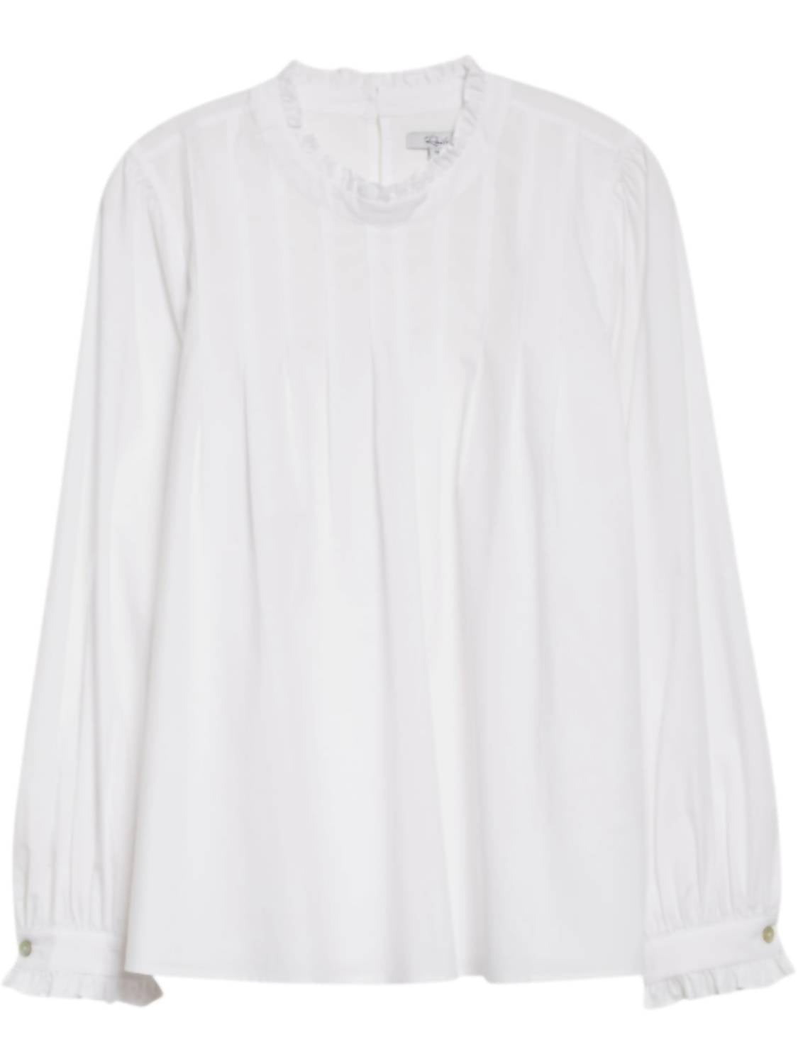 Rails Ariana Ruffle Pleat Blouse in white - women's blouse - view 4