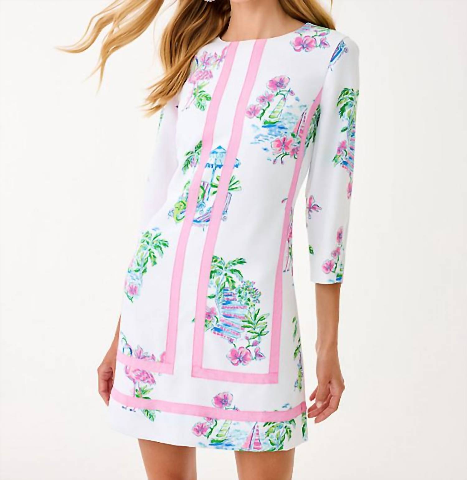 Lilly Pulitzer - Margaux Three Quarter Sleeve Mini Dress