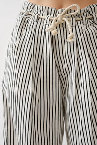 Aaron & Amber - Trisha Stripe Wide Leg Pants