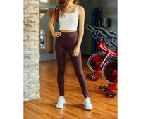 Julia Rose Brady Full Length With Pocket Leggings in brown - women's pants