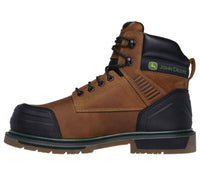 Skechers Men's John Deere Roughcutter Pinegrip Boot in dark brown - men's boots - detail view