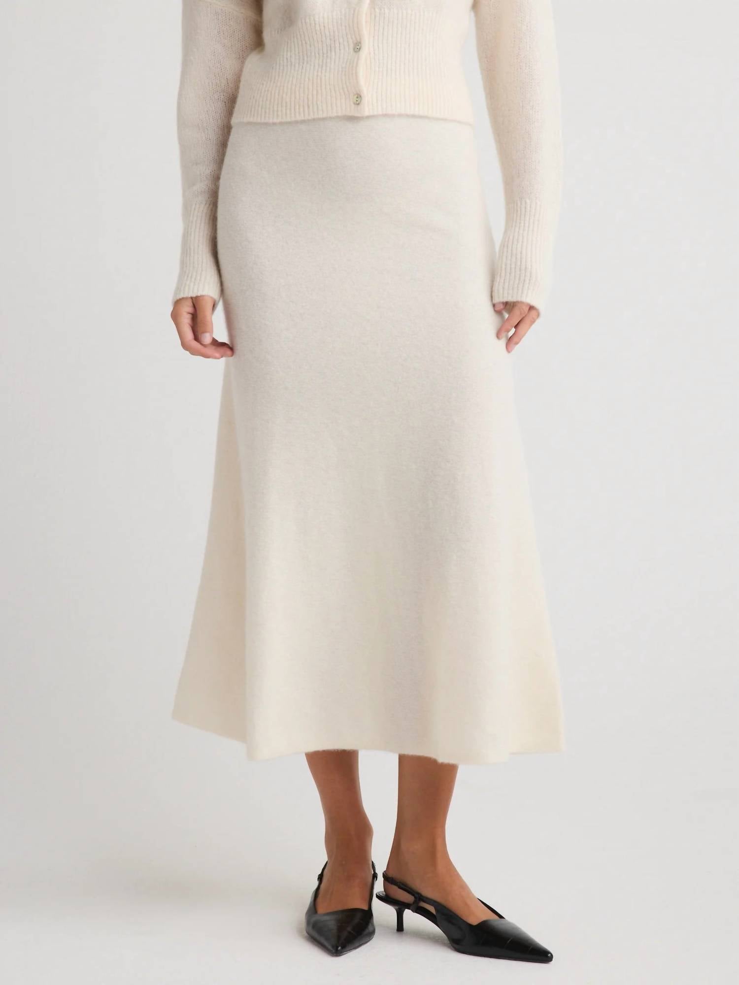 White + Warren - Women's Isla Midi Skirt