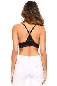 Yelete - Supersoft Lace Triangle Bralette