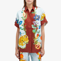 Alemais - Dahlia Floral Linen Shirt