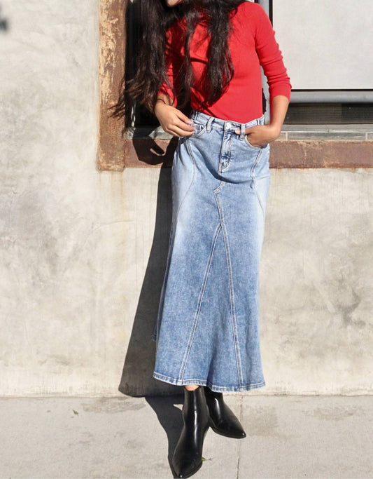 Artemis Vintage - Desiree Denim Maxi Skirt