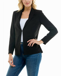 Nicole Miller - Isla Stretch Crepe One Button Blazer