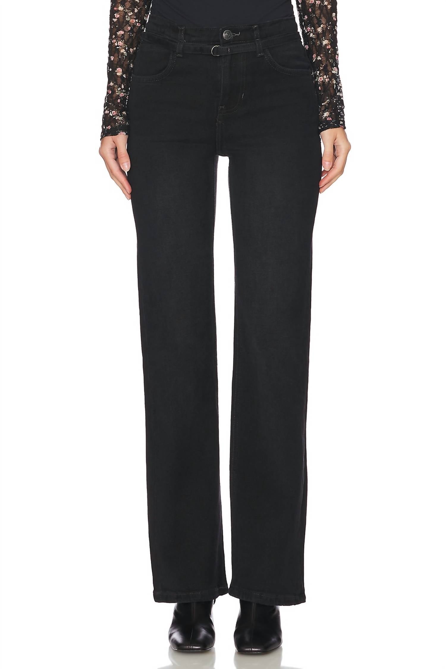 Free People - Sabine Slim A-line Jeans