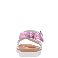 Nina Girl's Saturn Sandal in light pink metallic - kids' sandal - alternate view