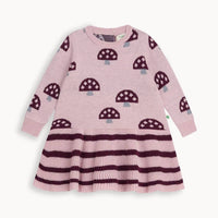 The Bonnie Mob - Girls Mushroom Knit Dress