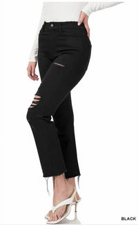 Zenana - Cropped Skinny Jeans