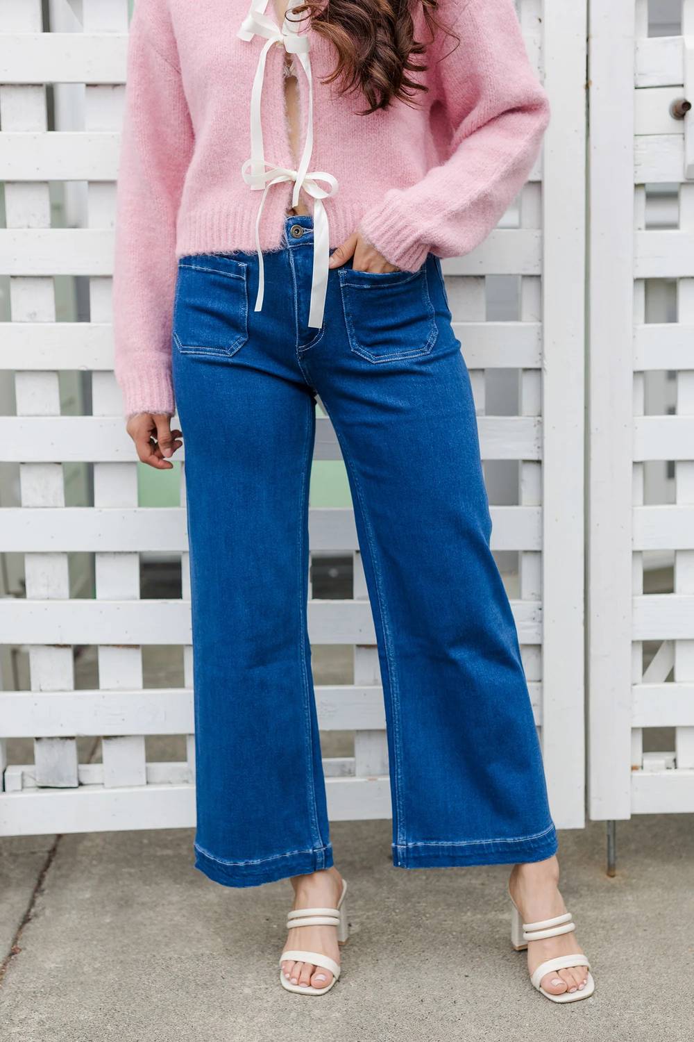 Mica Denim - High Horse Wide Leg Jeans