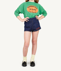 The Animals Observatory - CLAM DENIM SHORTS