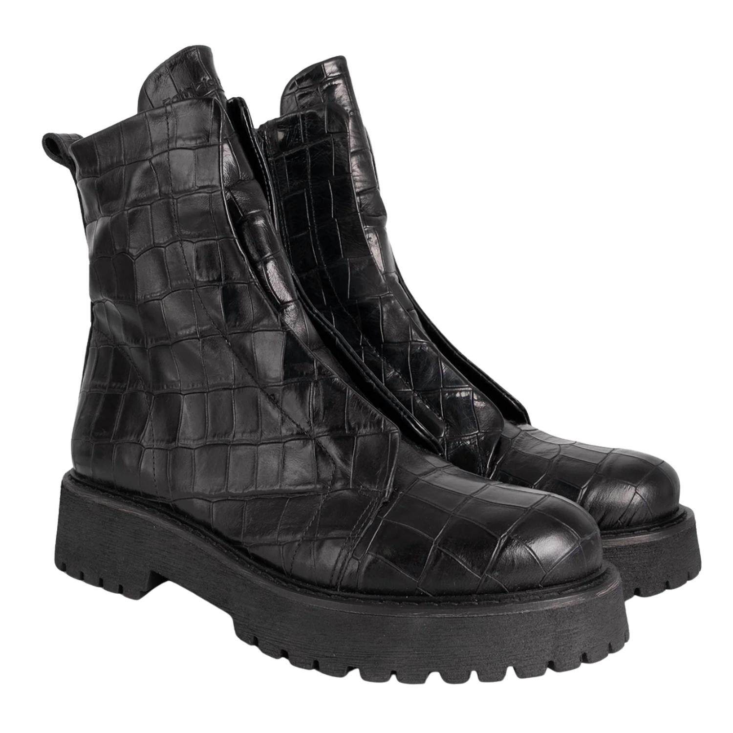 Patrizia Bonfanti Women's Kuni No Lace Cocco Ankle Boot in black - women's shoe - view 5
