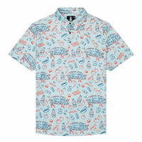 Raised By Coyotes - Men's Southern BBQ Polo