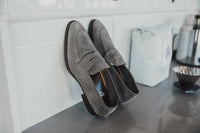 Scarpe Di Bianco - Men's Sc524 Velour Peltro Loafers