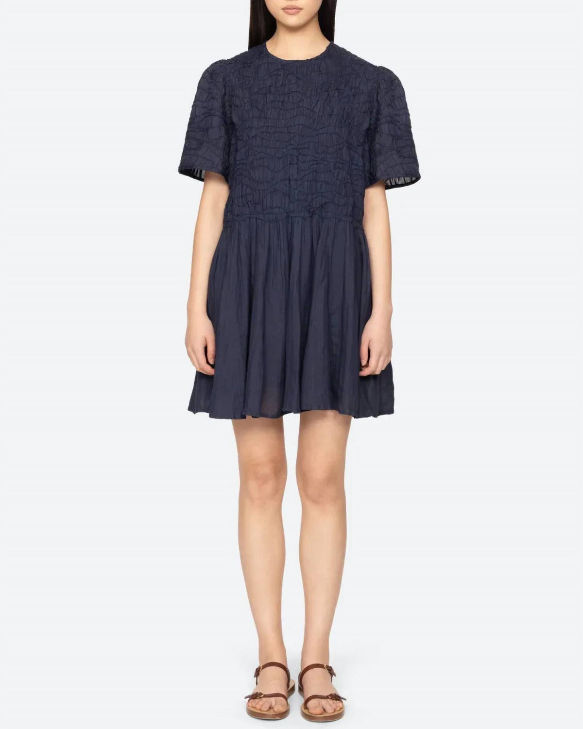 Sea - Imogen Solid Mini Dress