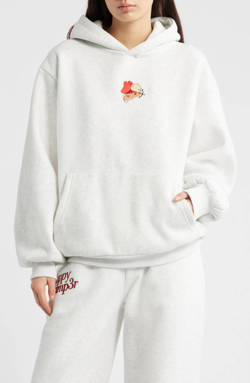 The Happy Camp3R - Sweet Like Cherry Embroidered Hoodie