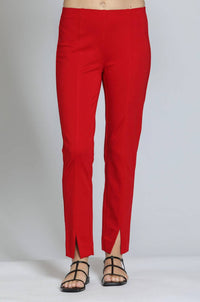 Apny - Pull-on Ponte Pant With Split hem