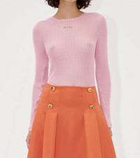Stine Goya - Lux Seamless Long Sleeve Crewneck Top