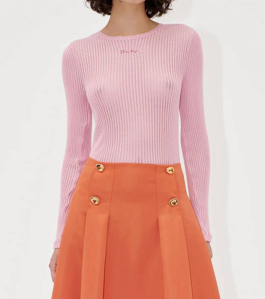 Stine Goya - Lux Seamless Long Sleeve Crewneck Top