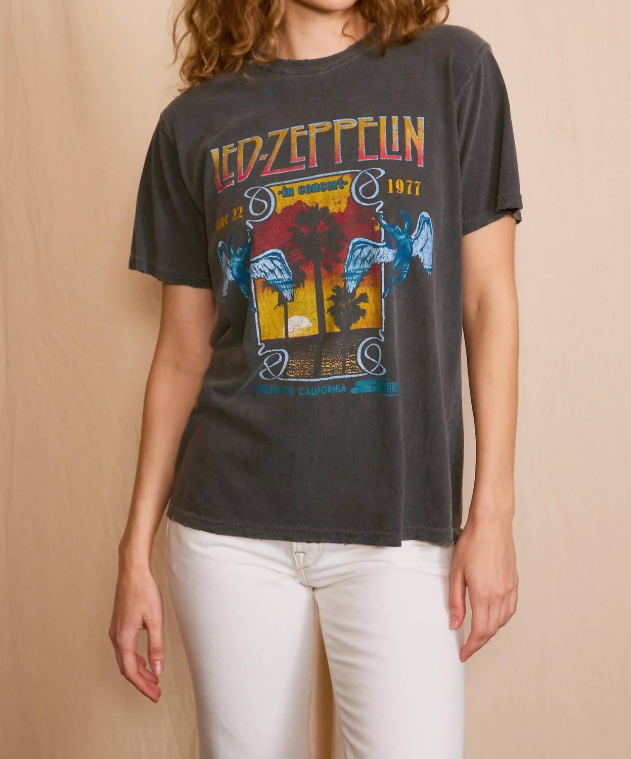 People Of Leisure - Led Zeppelin Inglewood Sunkissed Gray Tee