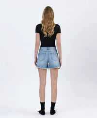 Vervet By Flying Monkey - High Rise Boyfriend Denim Shorts