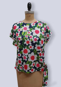 Trisha Tyler - Floral Side Tie