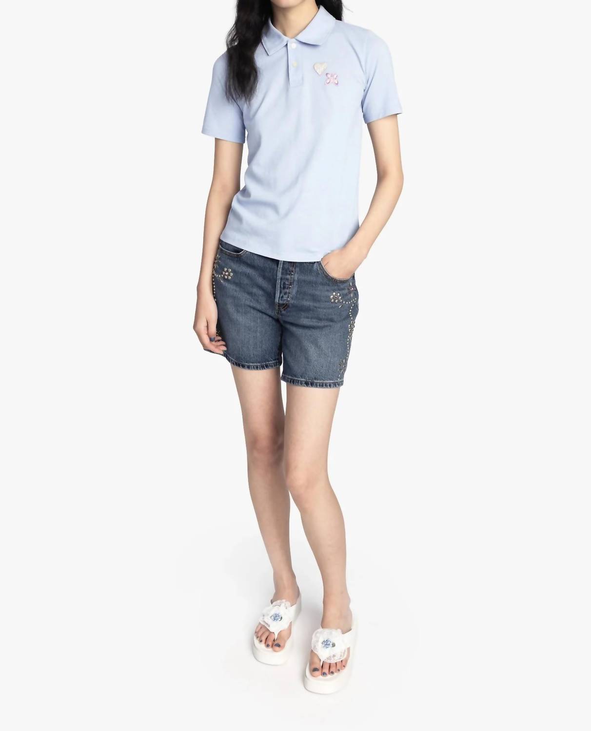 Anna Sui - Patch Polo Tee