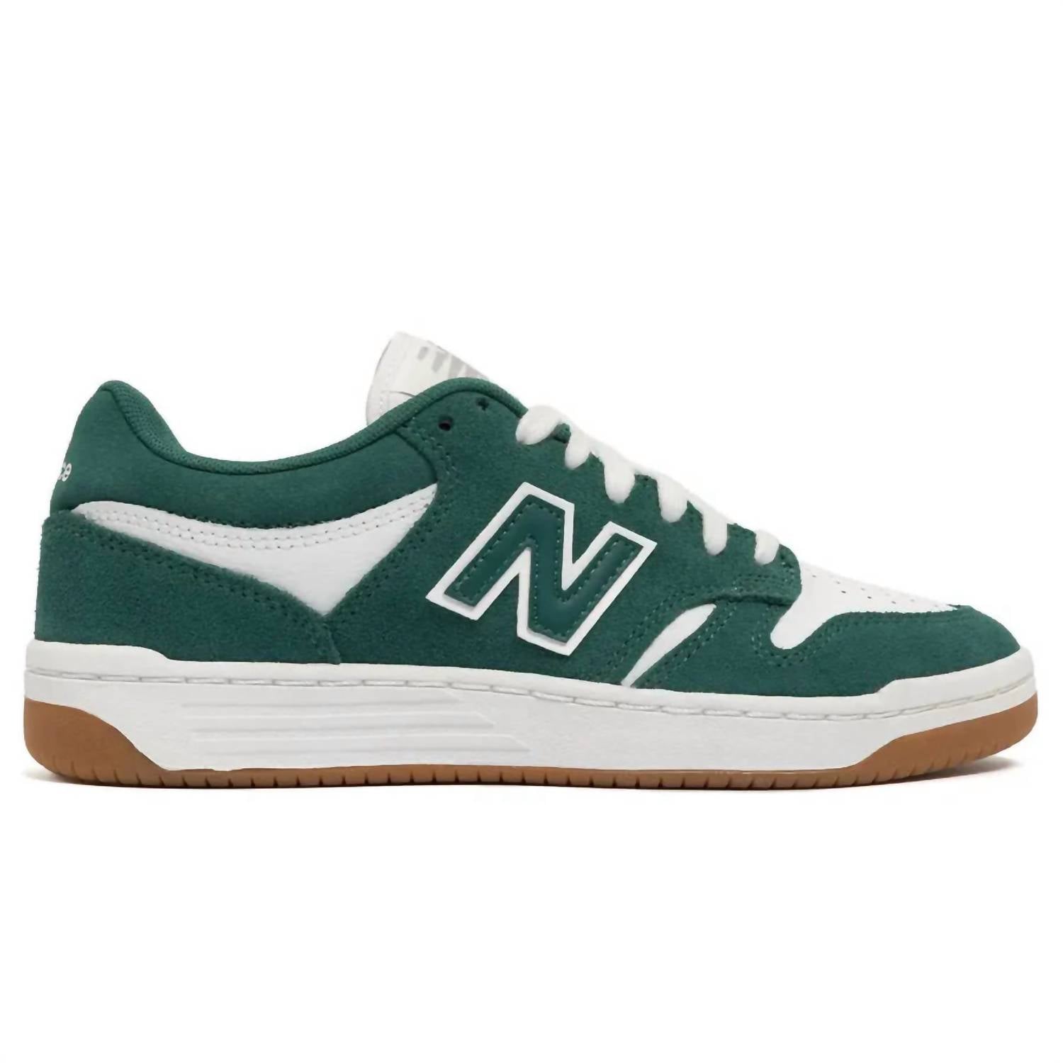 New Balance Men's Numeric 480 Skate Shoes in vintage teal with white - men's sneaker