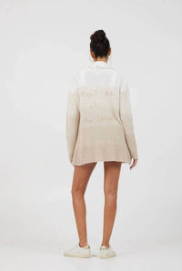 Vintage Havana - Meet Me At The Beach Long Sleeve Cardigan