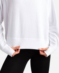 Danskin - Textured Pullover Sweatshirt