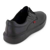 Andrea Men's Formal Sneakers in black - men's sneaker - detail view