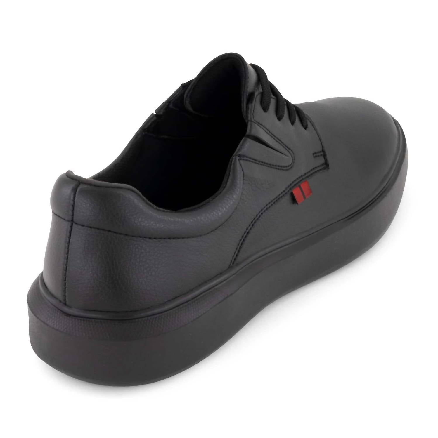 Andrea Men's Formal Sneakers in black - men's sneaker - detail view